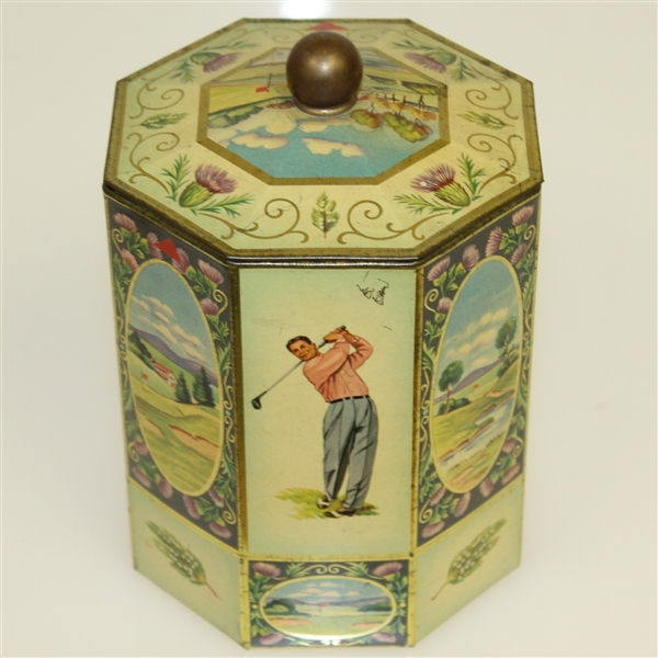 MacGregor 'The Greatest Name in Golf' Golf Company Tin with Removable Lid