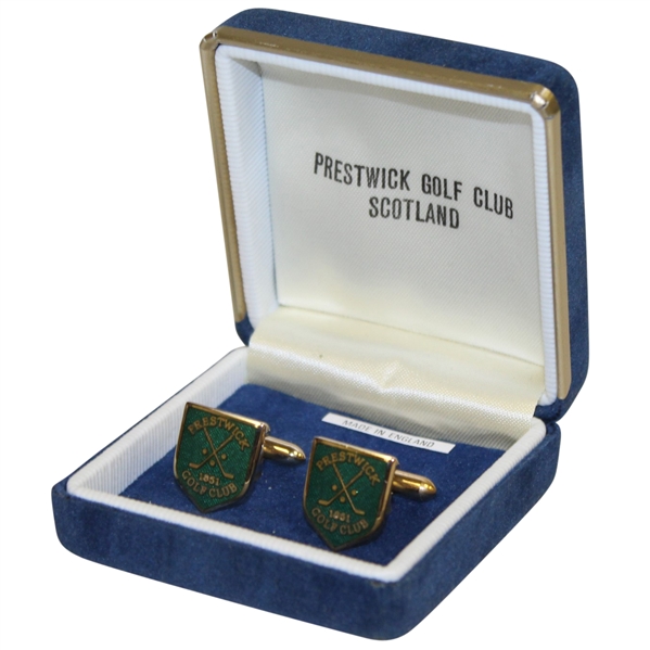 Prestwick Golf Club Cufflinks