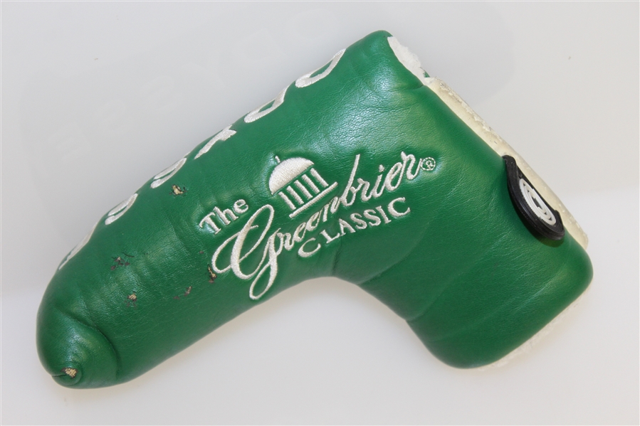 Jordan Spieth Signed 'The Greenbrier Classic' Inflatable Golf Ball with Putter Cover JSA ALOA