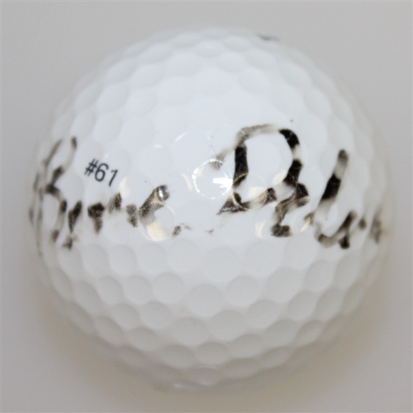 Bruce Devlin Signed 2011 Masters Flag with 'Real Tin Cup' Notation & Signed Golf Ball JSA ALOA