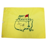 Adam Scott Signed 2007 Masters Embroidered Flag JSA ALOA