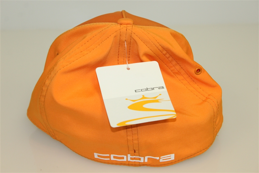 Rickie Fowler Signed Orange/White Cobra Fitted Hat JSA #R19935