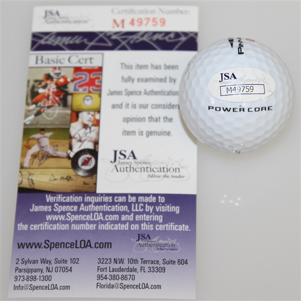 Billy Casper Signed TPC Sawgrass Logo Golf Ball JSA #M49759