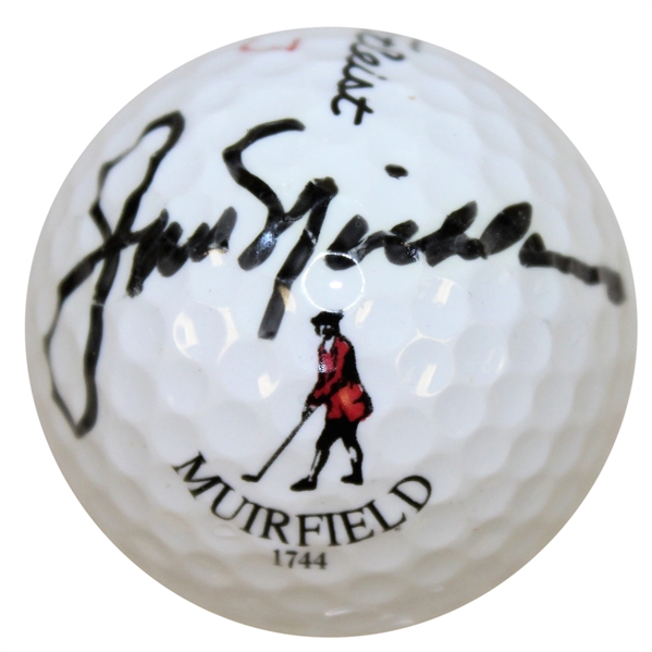 Jack Nicklaus Signed Muirfield Logo Golf Ball JSA ALOA