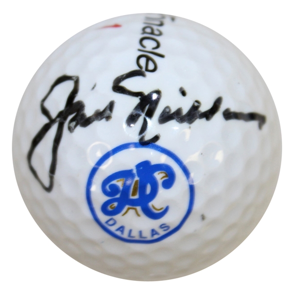 Jack Nicklaus Signed Dallas Athletic Club Golf Ball JSA ALOA