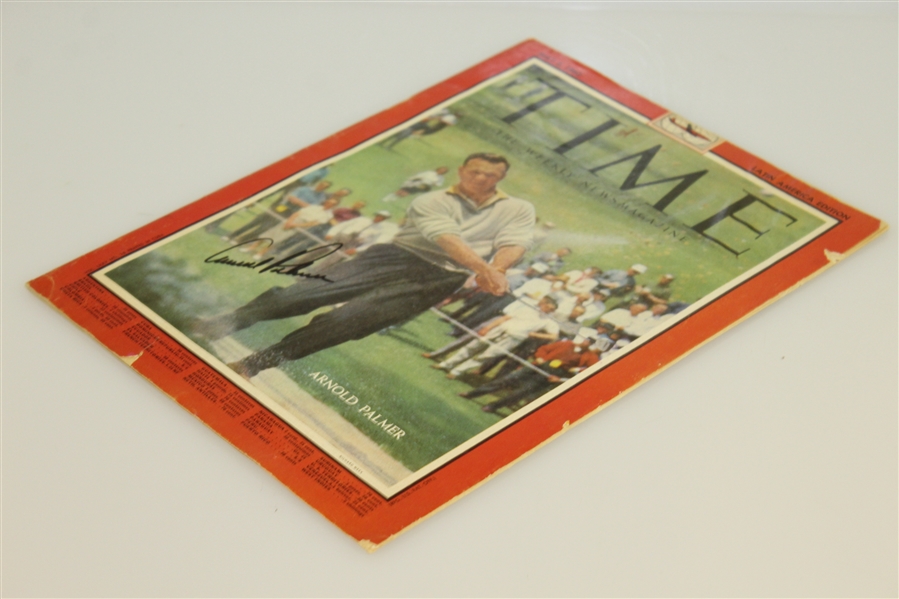 Arnold Palmer Signed May 2, 1960 TIME Magazine Latin America Edition - No Label JSA #T14236