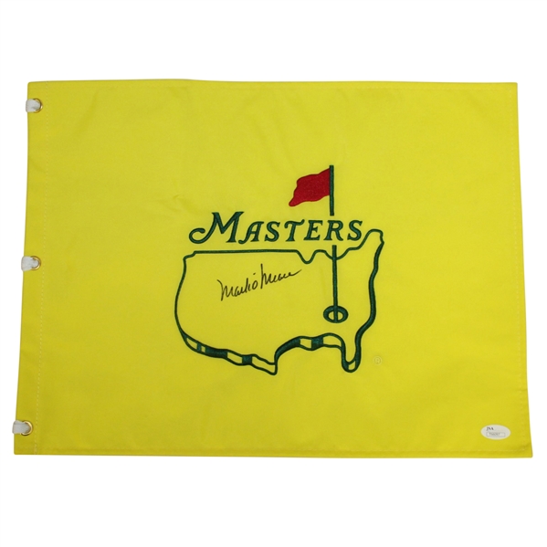 Mark O'Meara Signed Undated Masters Embroidered Flag JSA #T66097