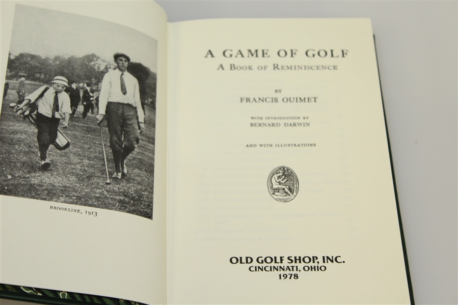 1978 Memorial Tournament Ltd Ed 'A Game of Golf' Francis Ouimet #9/250