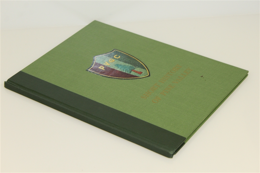 'A Short History of Pine Valley' Golf Book - Pine Valley Golf Club - 1974 Edition