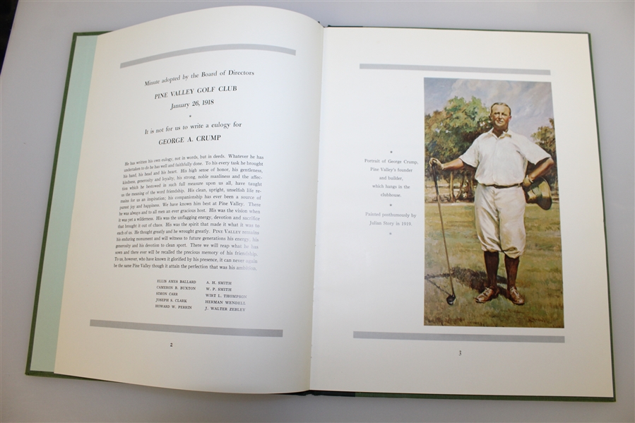 'A Short History of Pine Valley' Golf Book - Pine Valley Golf Club - 1974 Edition