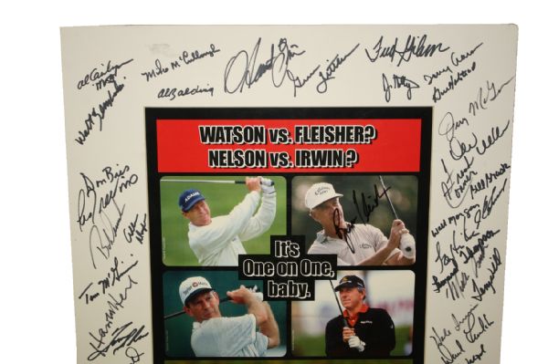 Senior Match Play Championship Signed by Over 50 with Archer, Wall, Trevino, etc JSA ALOA