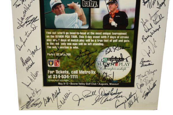 Senior Match Play Championship Signed by Over 50 with Archer, Wall, Trevino, etc JSA ALOA