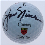 Jack Nicklaus Signed Canterbury Golf Club Logo Golf Ball JSA ALOA