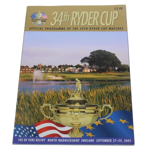 2002 Ryder Cup at The Belfry Program