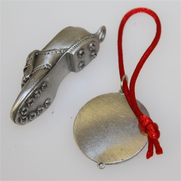 Arnold Palmer Design Co. Shoe & Medal Ornaments from Collection of Augusta's Dr. Doug Trapp