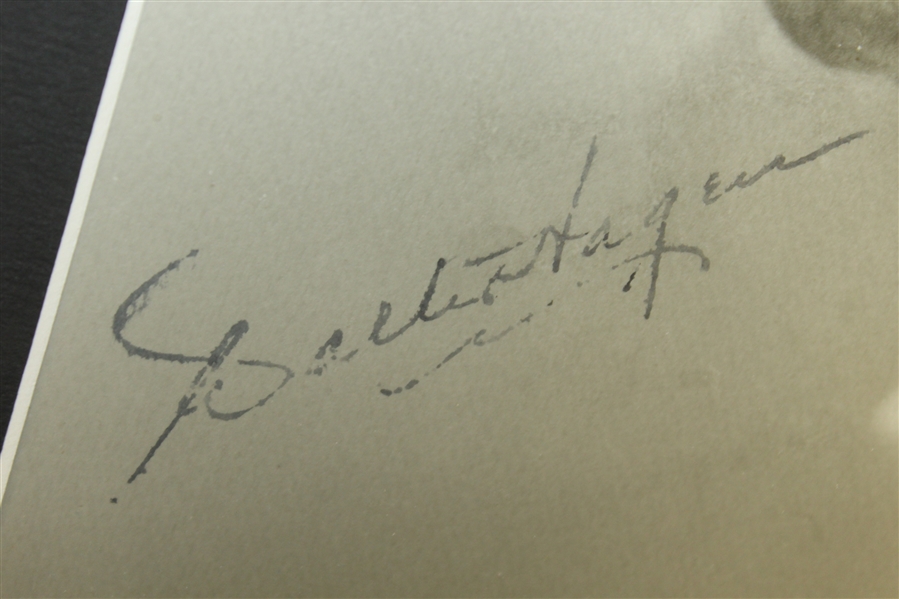 Walter Hagen Signed 8x10 B&W Photo Sourced from Hagen Personal Collection FULL JSA #Z69220