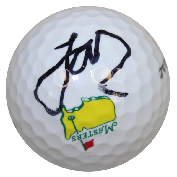 Jordan Spieth Signed Masters Logo Golf Ball JSA ALOA