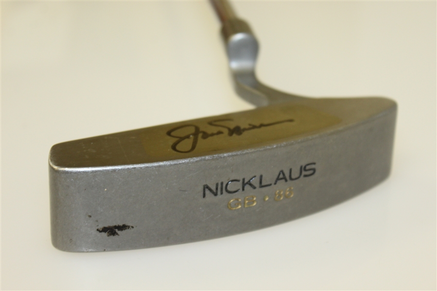 Jack Nicklaus Signed 'Nicklaus GB-86' Putter - Signed on Face JSA ALOA