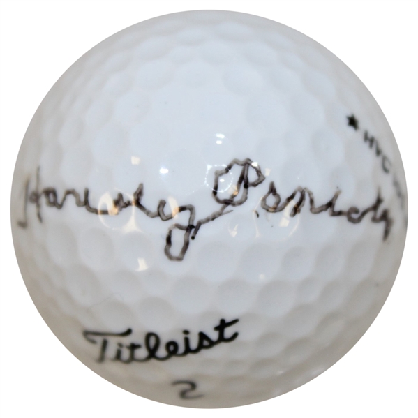 Harvey Penick Signed Golf Ball JSA ALOA