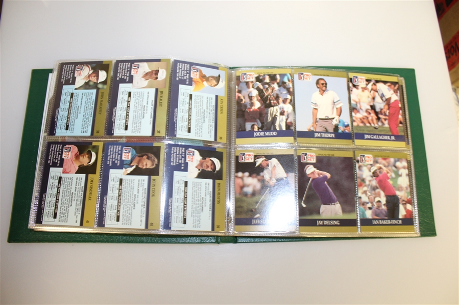 Arnold Palmer Course Design Co. Binder - Set of PGA Tour Pro-Set Cards
