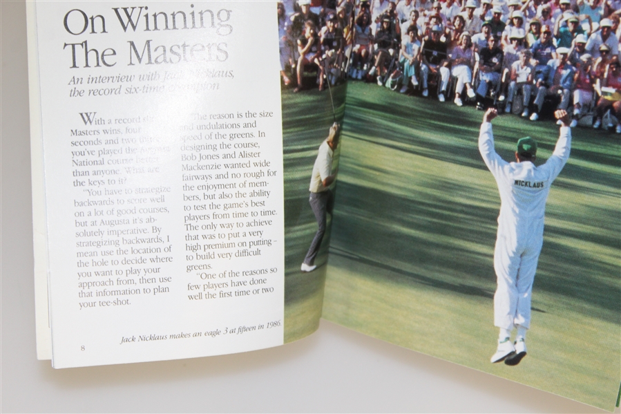 'The Majors Series' 1990 Book - Jack Nicklaus on Winning the Masters