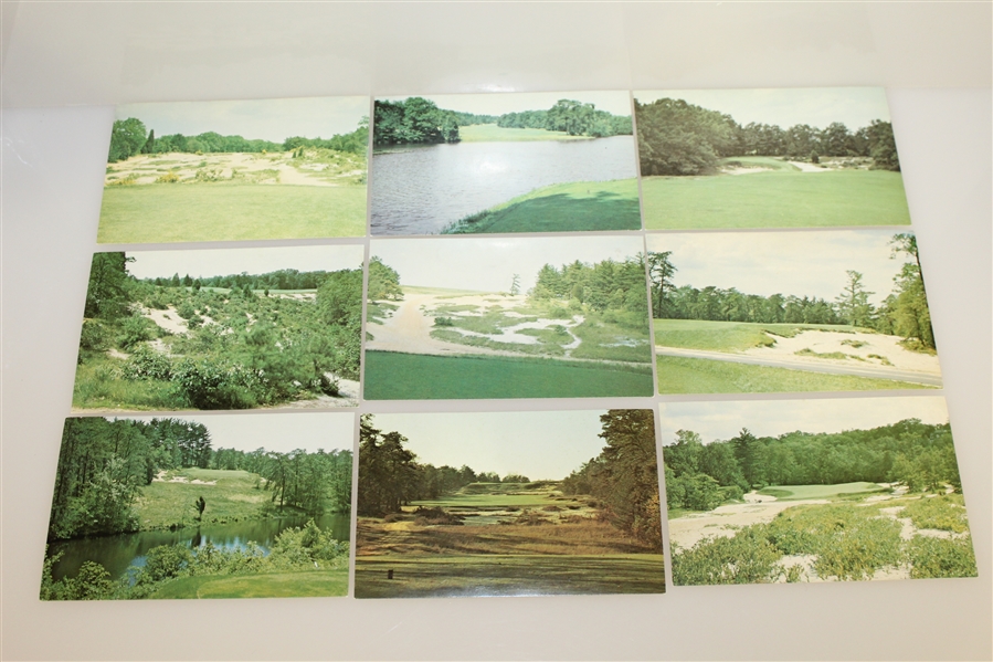 Complete Set of Pine Valley Golf Club 18 Holes Postcards