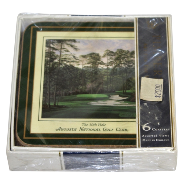 Augusta National Golf Club Unopened Pimpernel Coasters - Linda Hartough - 1998