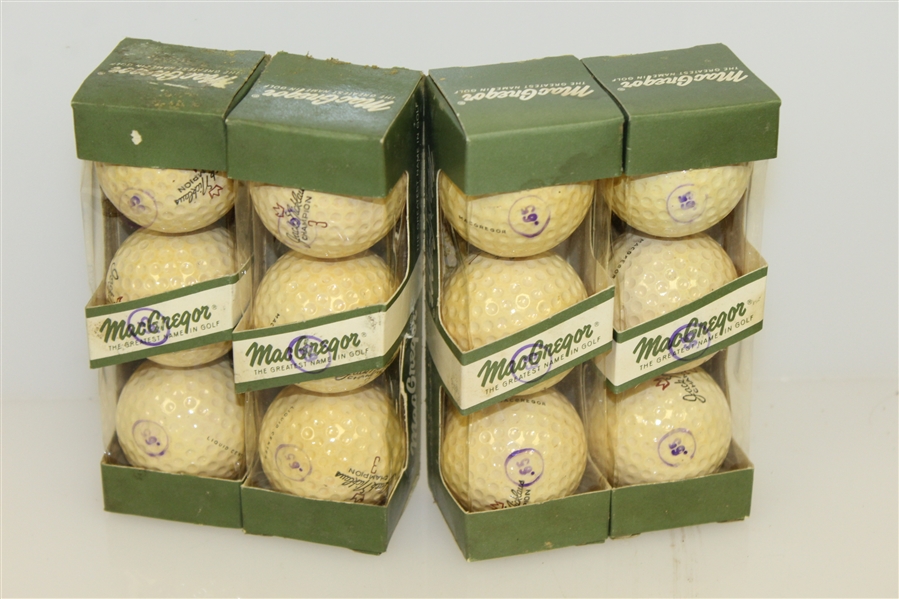 Dozen Jack Nicklaus MacGregor Logo 'Champion' Golf Balls - Unopened with Poor Condition Box