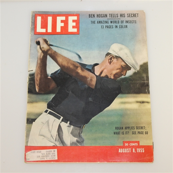 Two LIFE Large Ben Hogan Secret Magazines - April 5, 1954 & August 8, 1955