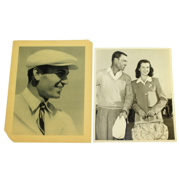 Ben Hogan's Personal Photos - Sepia Tone in Hat & with Valerie