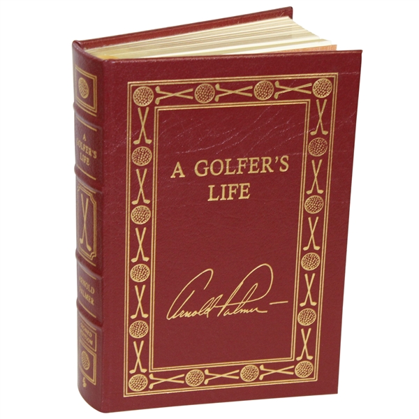 Arnold Palmer Signed Collector's Ltd Ed. Leather Bound 'A Golfer's Life' Book JSA ALOA