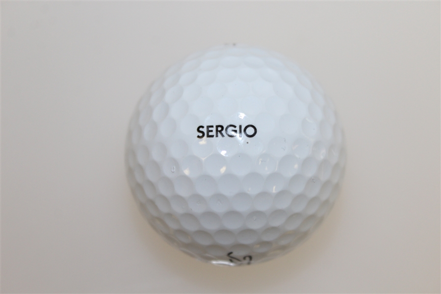 Sergio Garcia Personal Custom Dozen Titleist Pro-V1 392 Golf Balls