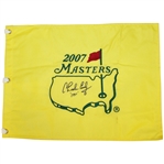 Charles Coody Signed 2007 Masters Embroidered Flag with 1971 Notation JSA ALOA
