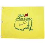 Mark OMeara Signed 2011 Masters Embroidered Flag JSA ALOA