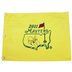 Rickie Fowler Signed 2011 Masters Embroidered Flag - Center Signed JSA ALOA