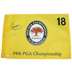 Rory McIlroy Signed 2012 PGA Championship at Kiawah Screen Flag JSA #L57666