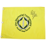 Phil Mickelson Signed Undated Memorial Tournament Embroidered Flag JSA ALOA