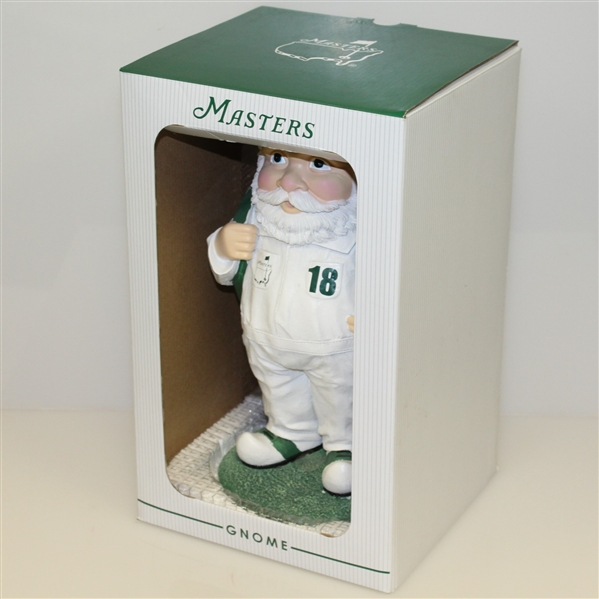 2018 Masters Tournament Caddy Gnome Statue in Original Box
