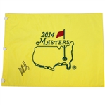 Bubba Watson Signed 2014 Masters Embroidered Flag JSA ALOA