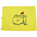 Jack Nicklaus Signed Undated Masters Embroidered Flag PSA/DNA #Y04197