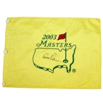 Arnold Palmer Signed 2003 Masters Embroidered Flag PSA/DNA #Y04181