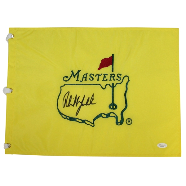 Phil Mickelson Signed Undated Masters Embroidered Flag JSA #Y53093
