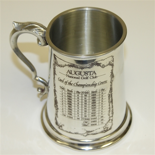 Augusta National Golf Club Pewter Golf Tankard - Made in England - Great Condition