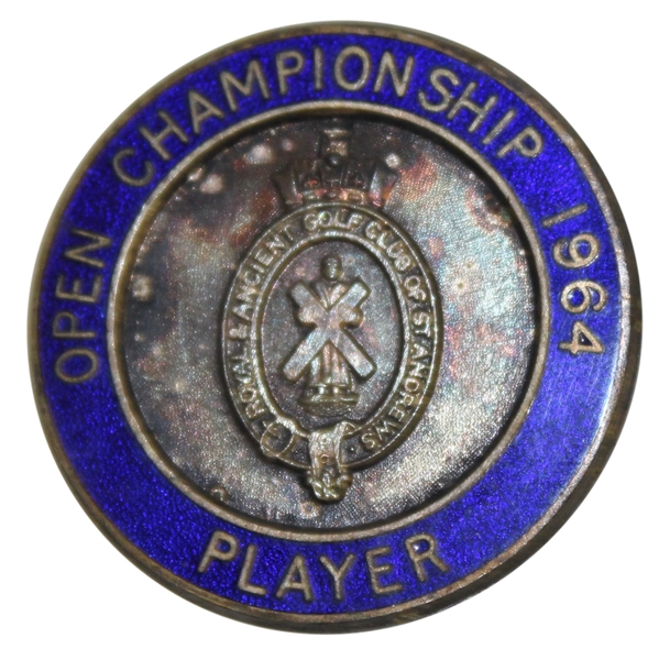 Deane Beman's 1964 Open Championship at St. Andrews Contestant Badge