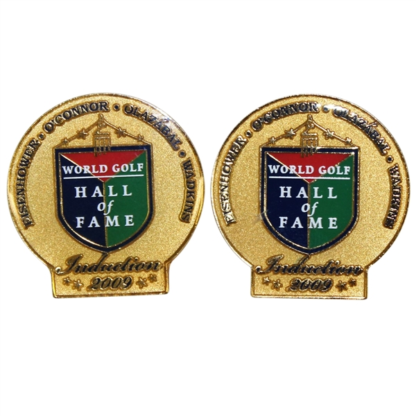 Deane Beman's 2009 World Golf Hall of Fame Induction Ceremony Pins