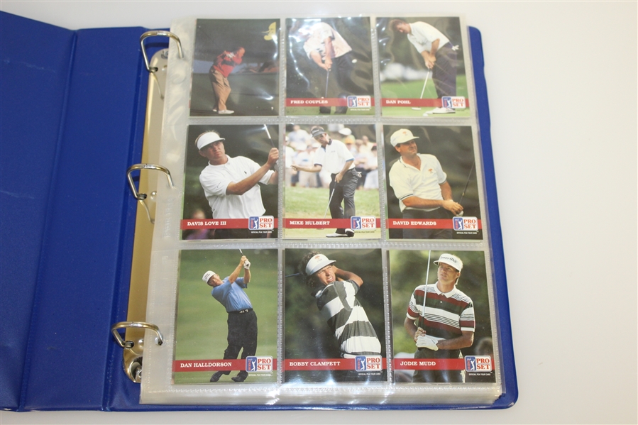1992 Pro-Set Golf Card Complete Set in Original Binder