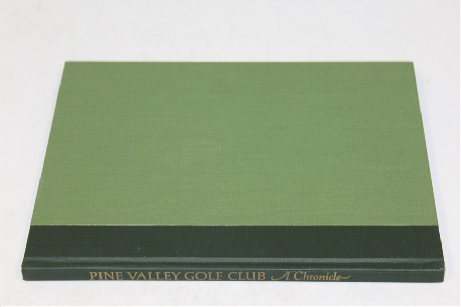 1982 Pine Valley Golf Club 'A Chronicle' Book Signed by Warner Shelly & Ernest Ransome