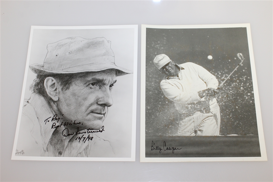 Eleven Signed Golf Photos - Player, Nelson, Casper, and others JSA ALOA