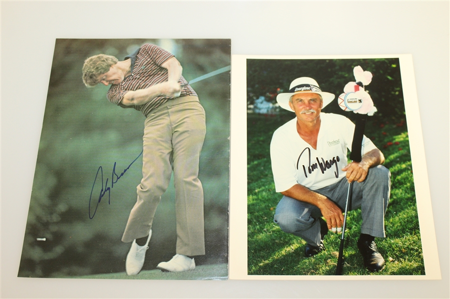 Eleven Signed Golf Photos - Player, Nelson, Casper, and others JSA ALOA
