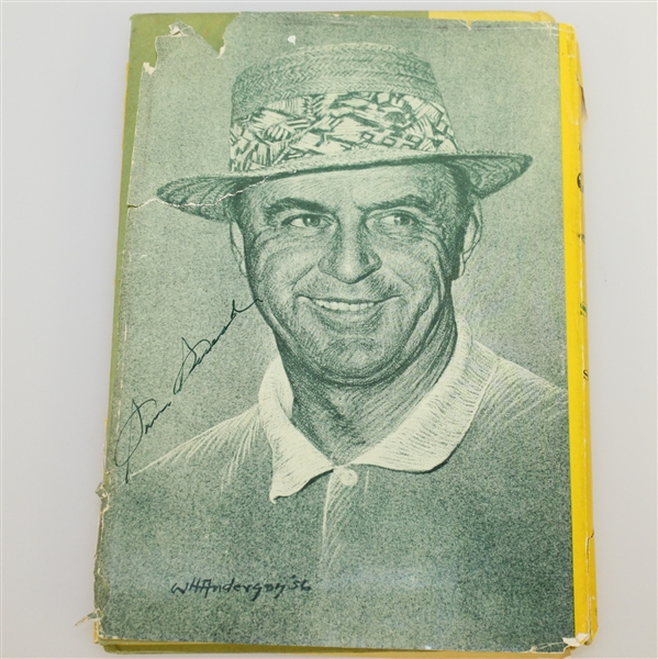 Sam Snead Signed 'The Education of a Golfer' 1962 Book - Signed on Cover JSA ALOA